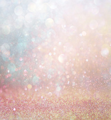 abstract blurred photo of bokeh light burst and textures
