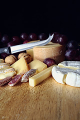 Lots of exquisite and tasty cheese
