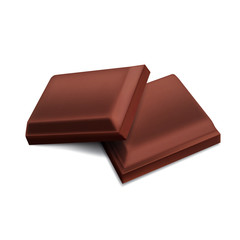 Pieces of chocolate
