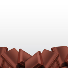 Pieces of chocolate