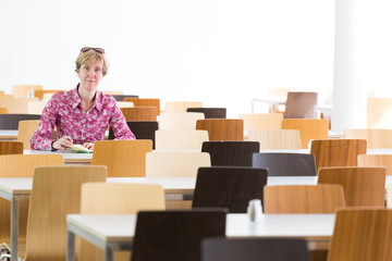 Frau im Studium