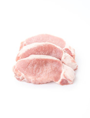 raw meat pork steak