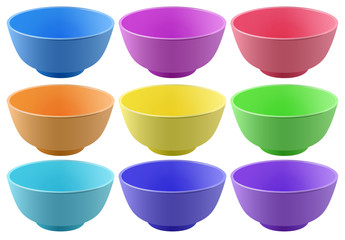 Colorful bowls