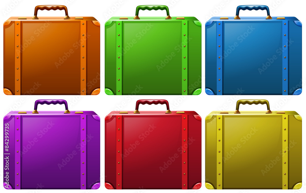 Poster suitcases