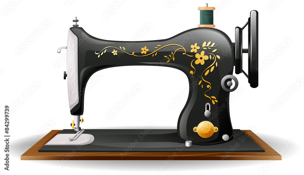 Sticker Sewing machine