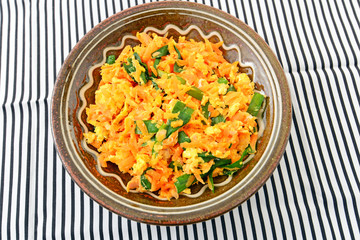 人参の野菜炒め