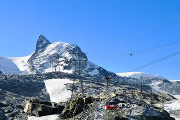 Crédence de cuisine en verre imprimé Cervin Klein Matterhorn, Zermatt