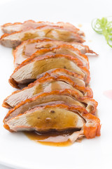 Roasted duck and vegetables, Chinese style