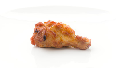 Chicken wings with barbeque sauce