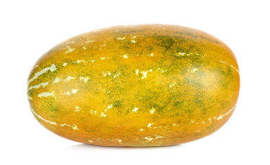 Thai cantaloupe melon isolated on the white background