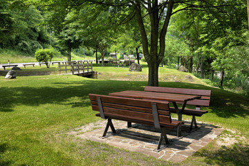 Panchina nel parco