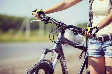 Summer bike walk