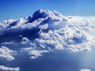 clouds from an airplane, Indonesia