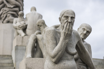 Fototapeta premium Vigeland Statue Park in Oslo, Norway 