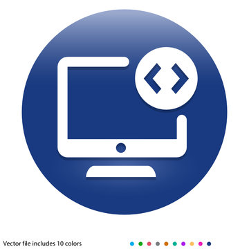 Multicolored App Button
