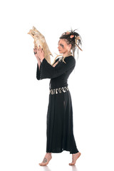 Shaman and skull horse