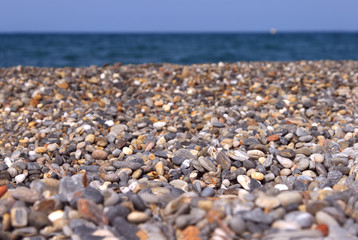 Background of a pebble beach