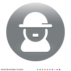 Multicolored App Button