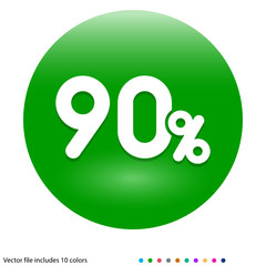 Multicolored App Button