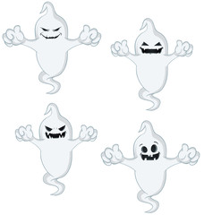 lustige Spukgespenster Set 