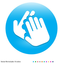 Fototapeta premium Multicolored App Button