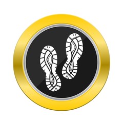 Sport Shoe Yellow Button