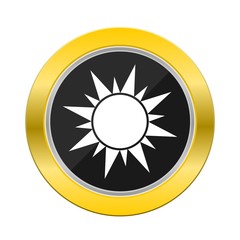 Sun Yellow Button