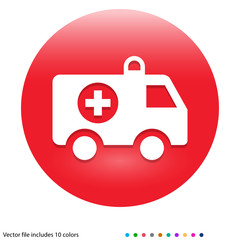 Obraz premium Multicolored App Button