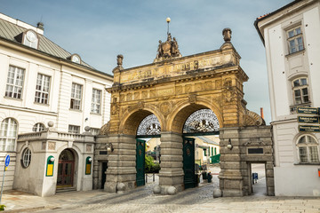 Fototapeta na wymiar Pilsner Urquel Brewery,Pilsen city in the czech republic.