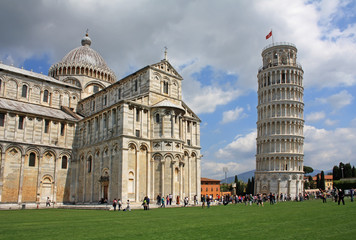 Pisa Cathedral with the Leaning Tower