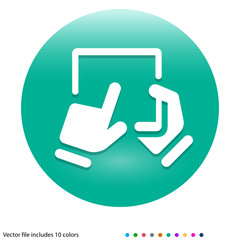 Multicolored App Button