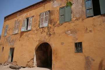 Fototapeta na wymiar Maison coloniale, Ile de Gorée 