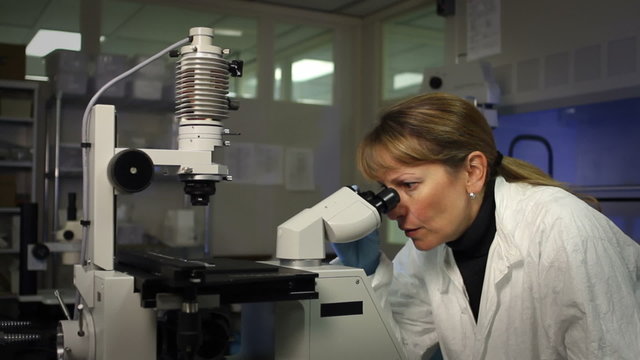 Microscope Woman MS