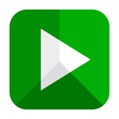 Green VIDEO/PLAY vector web button