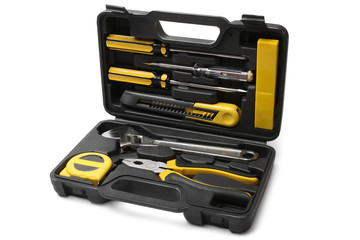 Tool case with tools
