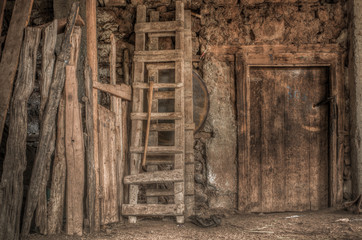 Old wooden Shelter