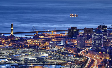 Fototapeta premium view of Genoa, Italy