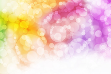 abstract background colorful bokeh circles