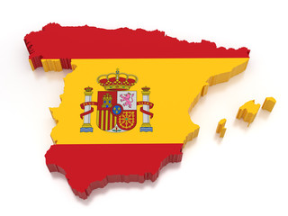 Fototapeta premium Map of Spain