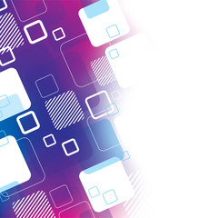 Abstract Background with Squares
