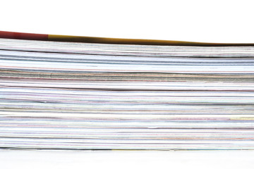 Pile of magazines
