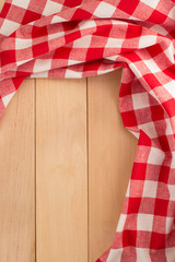 Obraz premium cloth napkin on wood