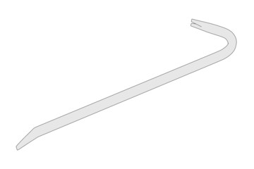 cartoon image of crowbar tool
