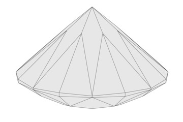 cartoon image of diamond cut