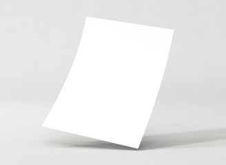 Briefpapier gebogen Vorlage A4