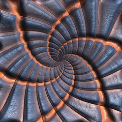 Fototapeta premium Luxury background with embossed pattern on leather