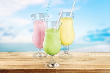 Milk Shake, Ice Cream, Protein Drink.