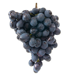 Bunch of ripe red grapes