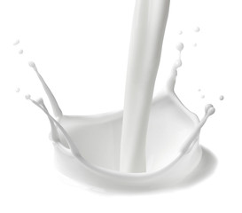 milk splash drop white liquid