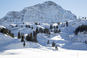 Alps in the snow, Austrian